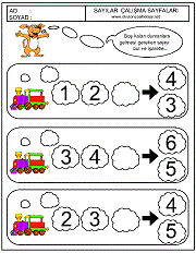 okul öncesi çocuklar için sıradaki sayıyı bulma çalışma sayfaları